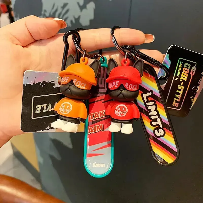 Ollie Bear Skater Buddy Keychain