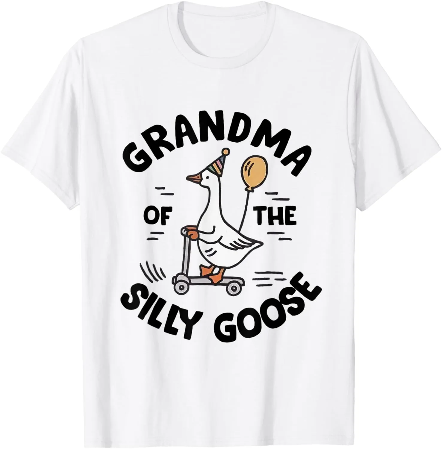 One Silly Goose Grandma 1st First Birthday Family Matching T-Shirt