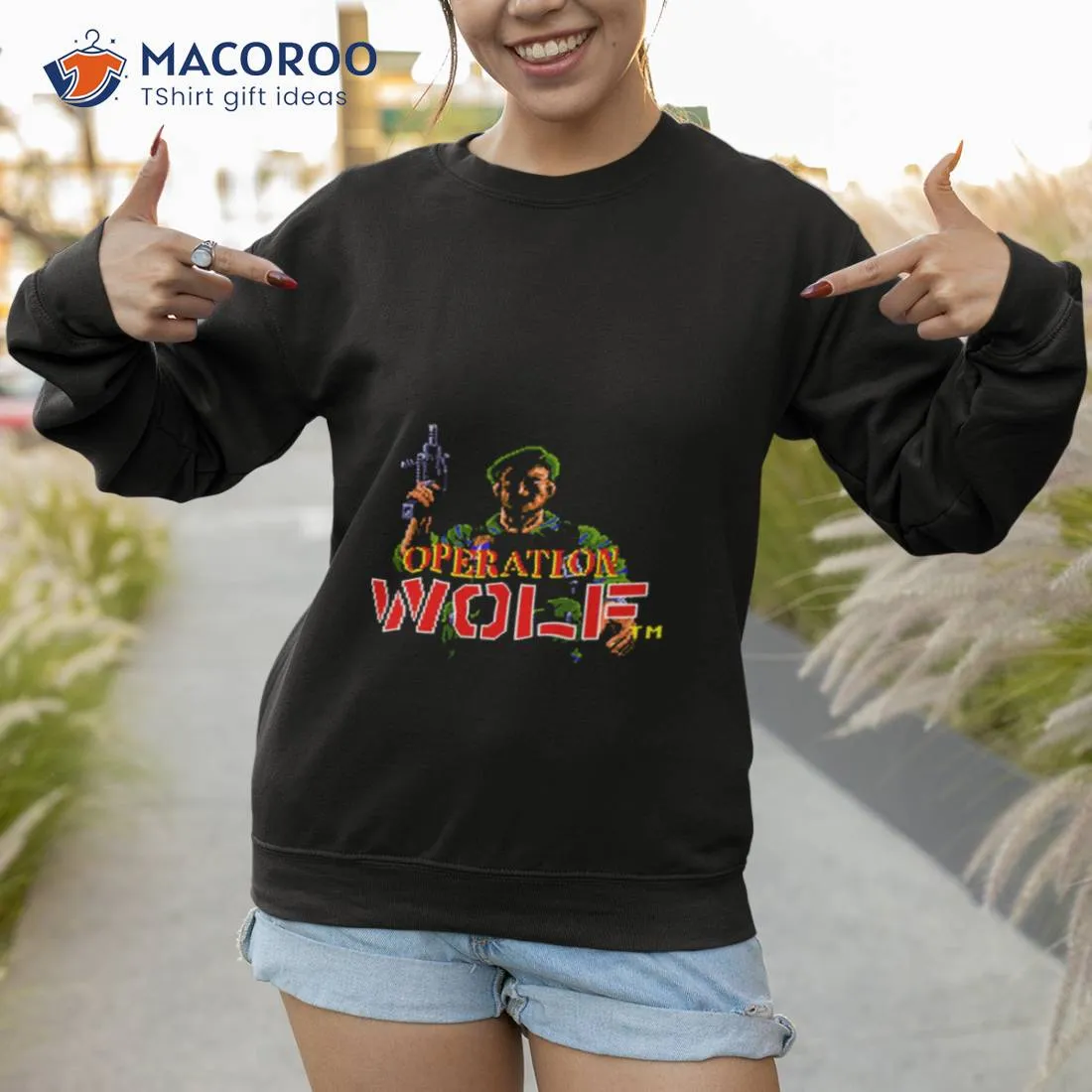 Operation Wolf Arcade Title Screen Shirt
