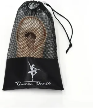 Organize Your Ballet Essentials With This Stylish 1PC Pink And White Satin Dance Shoes Pouch Organizer Handbag Bag. Perfect For(Black)