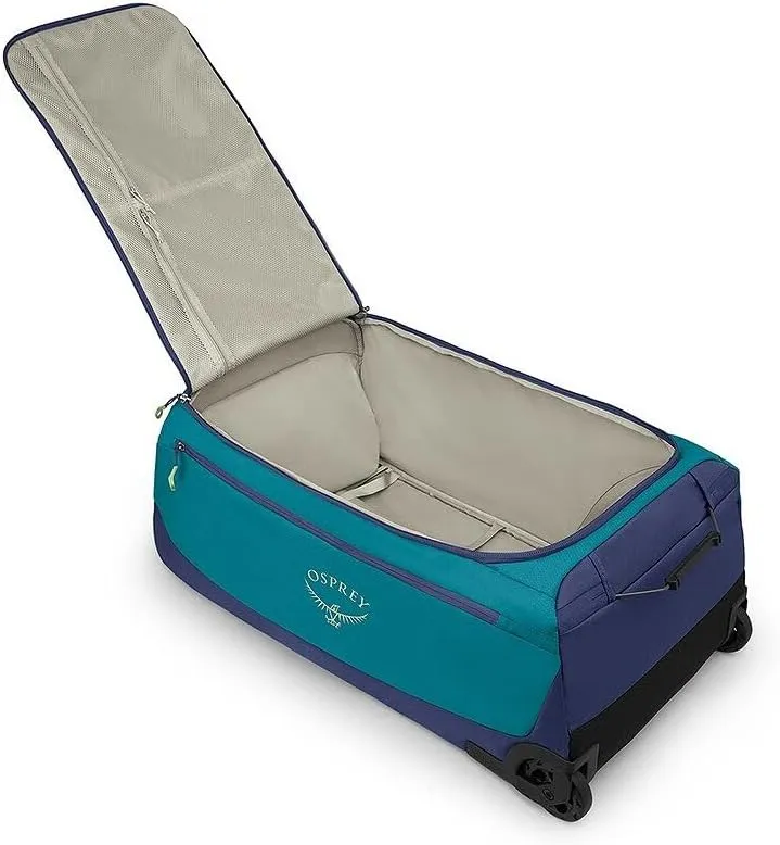 Osprey Daylite 115L Wheeled Duffel Bag, Blue Spikemoss/Alkaline