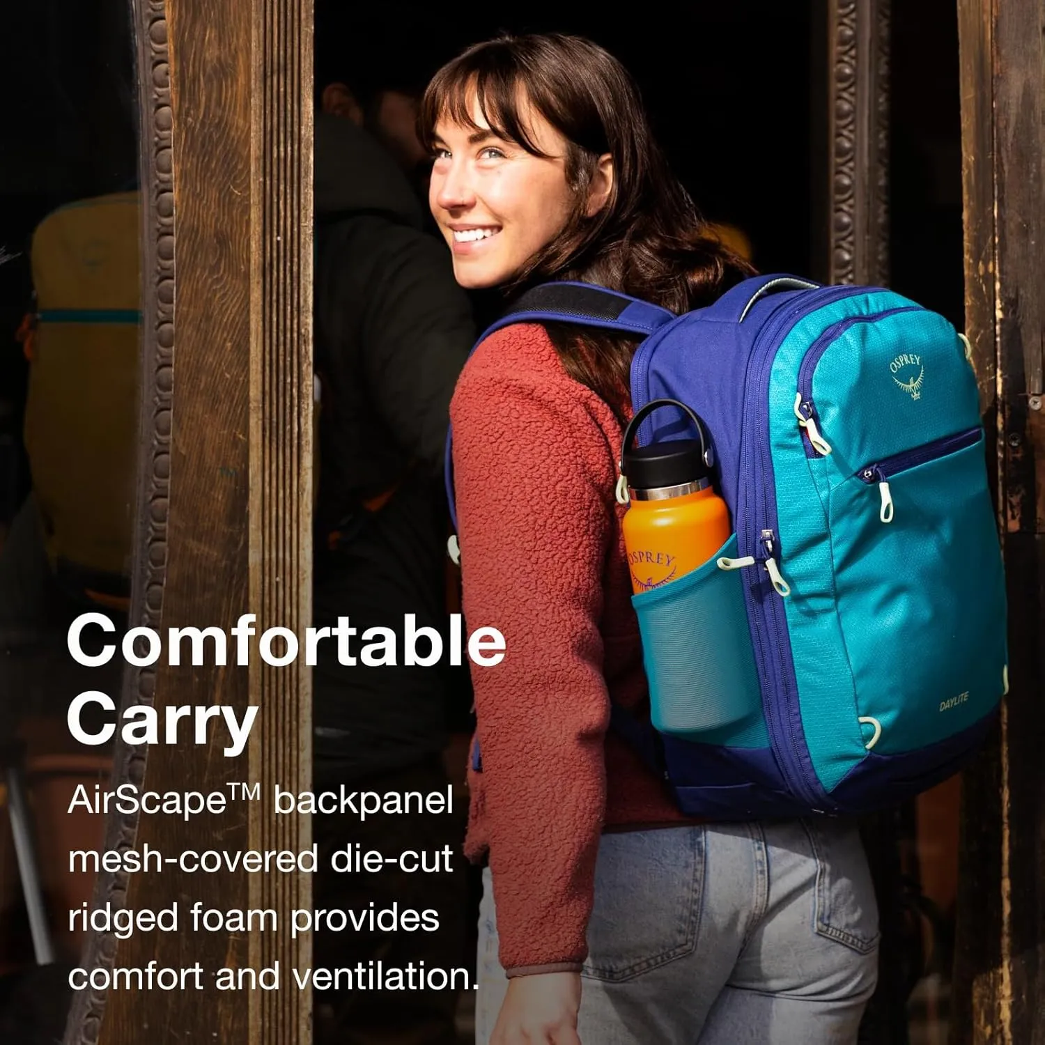 Osprey Daylite Expandable 26 6 Travel Pack, Blue Spikemoss/Alkaline