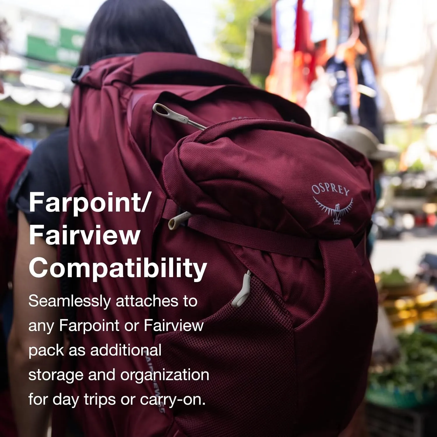 Osprey Farpoint Fairview Unisex Travel Daypack, Gopher Green