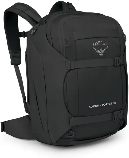Osprey Sojourn Porter 30L Travel Backpack, Black