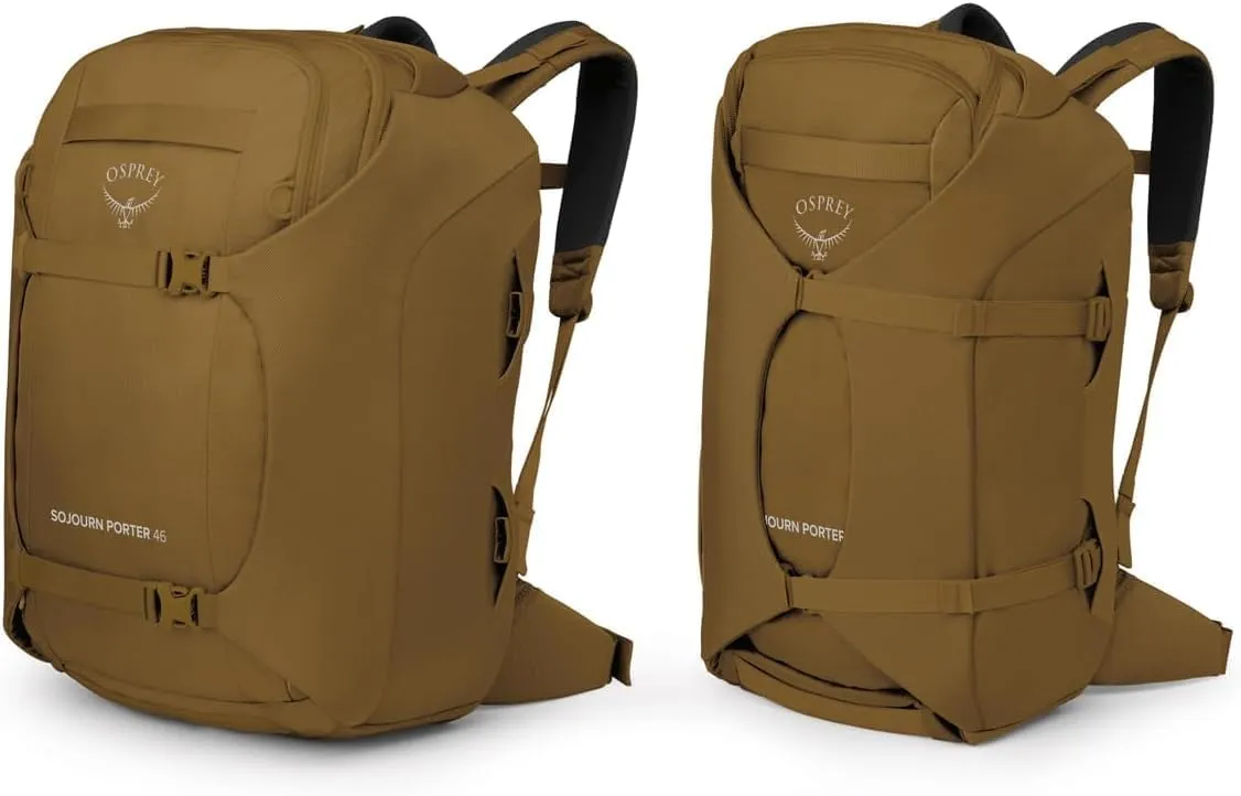 Osprey Sojourn Porter 46L Travel Backpack, Brindle Brown
