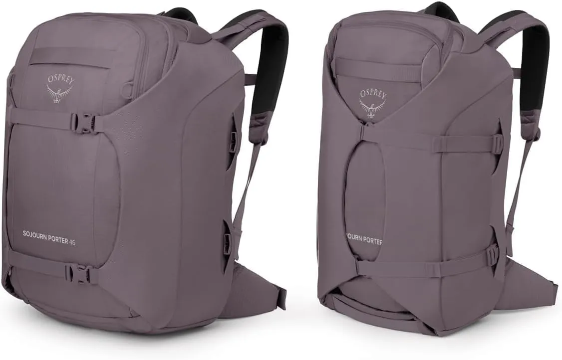 Osprey Sojourn Porter 46L Travel Backpack, Graphite Purple