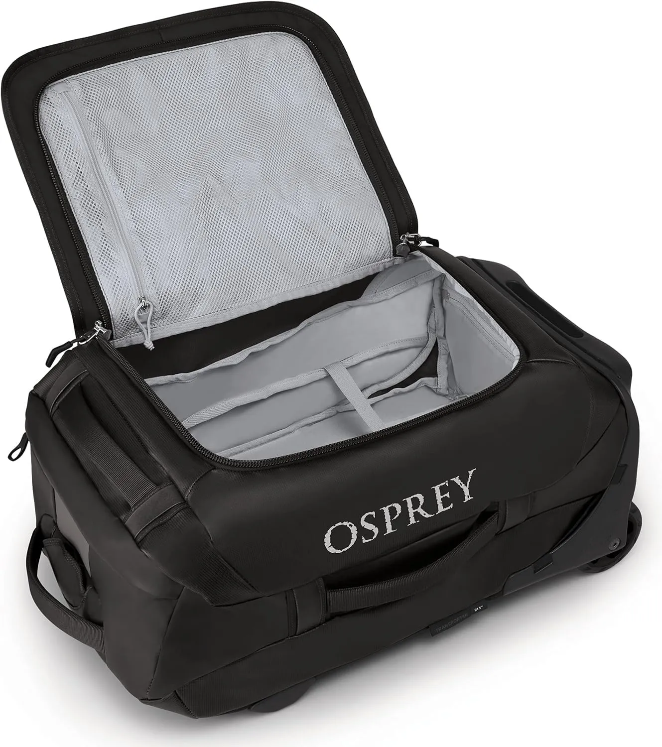 Osprey Transporter 40L Wheeled Travel Duffel Bag, Black