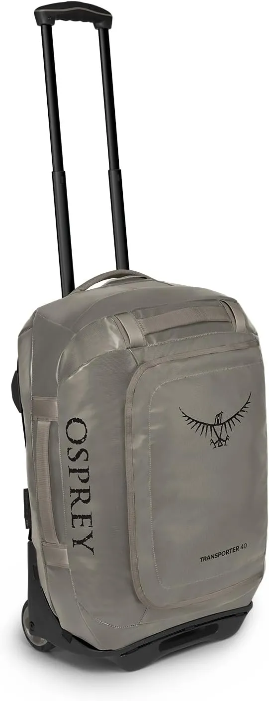 Osprey Transporter 40L Wheeled Travel Duffel Bag, Tan Concrete