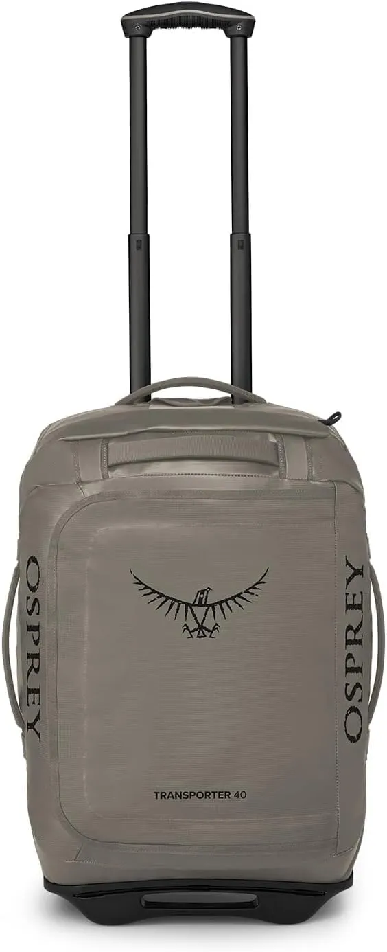 Osprey Transporter 40L Wheeled Travel Duffel Bag, Tan Concrete