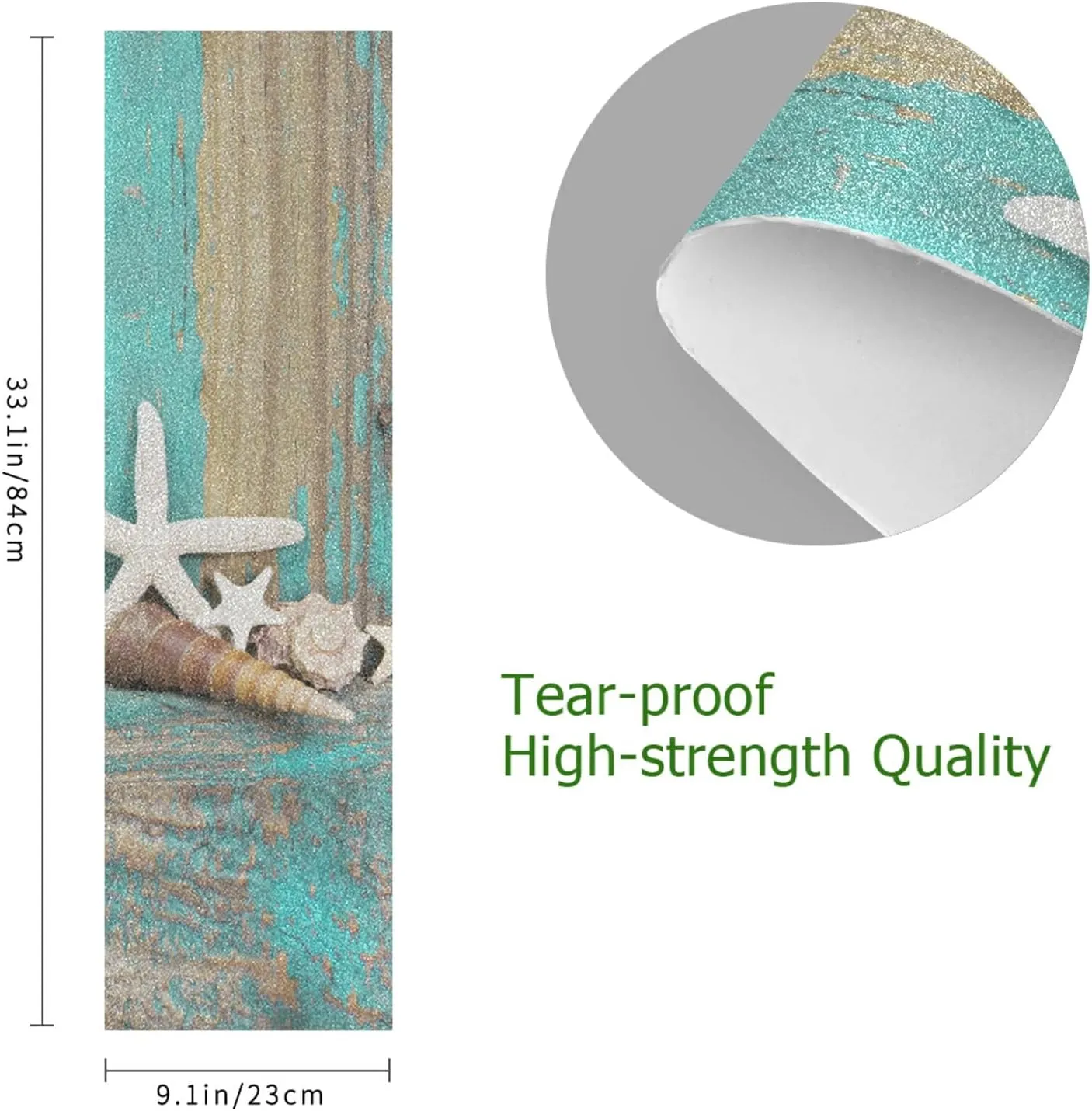 Oyihfvs Skateboard Grip Tape Sticker, Anti Slip Sandpaper Sheet Scooter Longboard, Strong Stickiness, Wearable Tear Resistance 9" x 33"