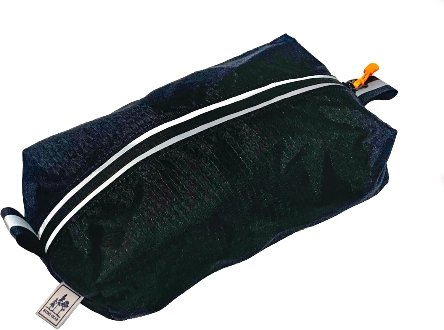 Pack-Rite Bag – Ripstop Zippered Organizer Bag for Backpacks | Small, Medium, Large Sizes | Water-Resistant & Non-Coated Options (Black, LG - 11"x15")