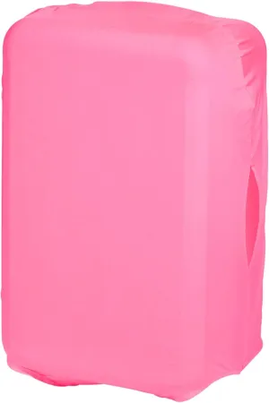 PATIKIL Elastic Silk Travel Luggage Cover, Washable Protective Suitcase Protector Bag Pink for 24 Inch Wheeled Suitcase