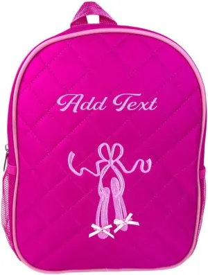 Personalized Embroidered Dance/Ballet bag - Ballet Shoes