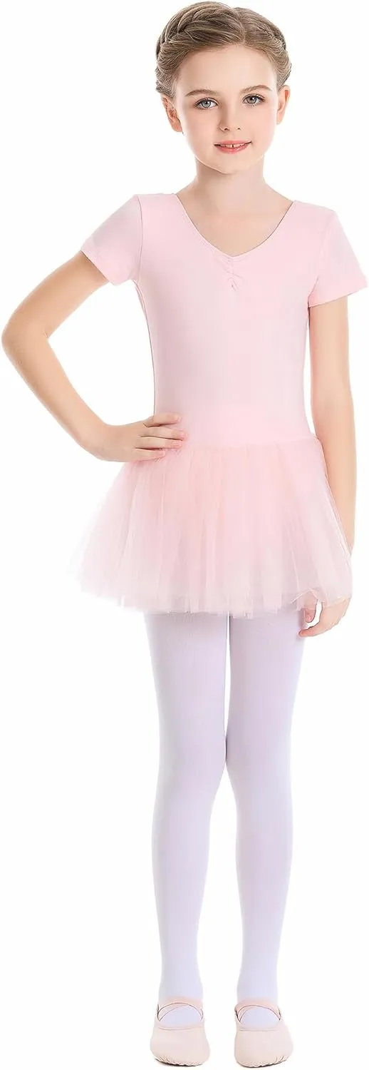 Phoeswan Ballet Leotards for Girls, Girls Dance Outfit with Skirt, Ballerina Ballet Dress for Toddler Girls/Junior