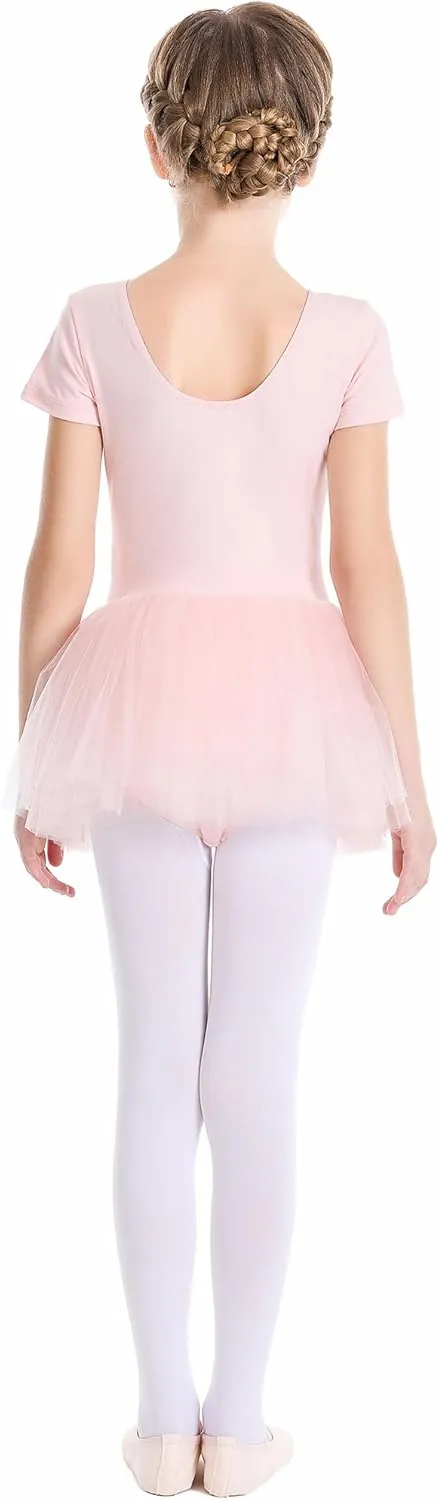 Phoeswan Ballet Leotards for Girls, Girls Dance Outfit with Skirt, Ballerina Ballet Dress for Toddler Girls/Junior