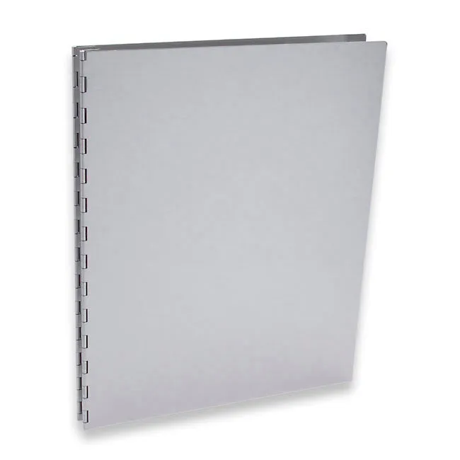 Pina Zangaro Machina 11"x14" Portrait Aluminum Screwpost Presentation Book   20 Archival Sheet Protectors