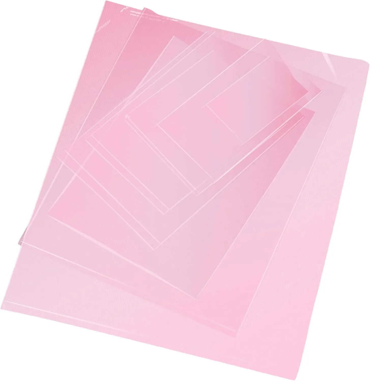 Pink Anti-Static Plastic Flat Bags - 10 x 16 & (100 Bags) 2 Mil Heavy Duty Plastic Bags | Heat Sealable Bags for Packaging Products | Plastic Baggies for Small Businesses