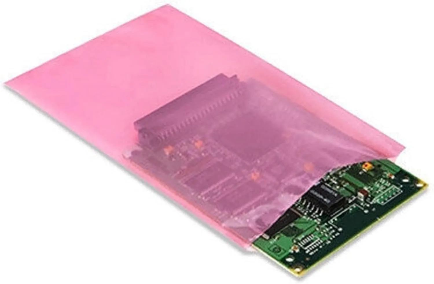 Pink Anti-Static Plastic Flat Bags - 10 x 16 & (100 Bags) 2 Mil Heavy Duty Plastic Bags | Heat Sealable Bags for Packaging Products | Plastic Baggies for Small Businesses
