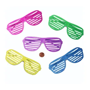 Plastic Shutter Shade Glasses (12/package) 65¢ each