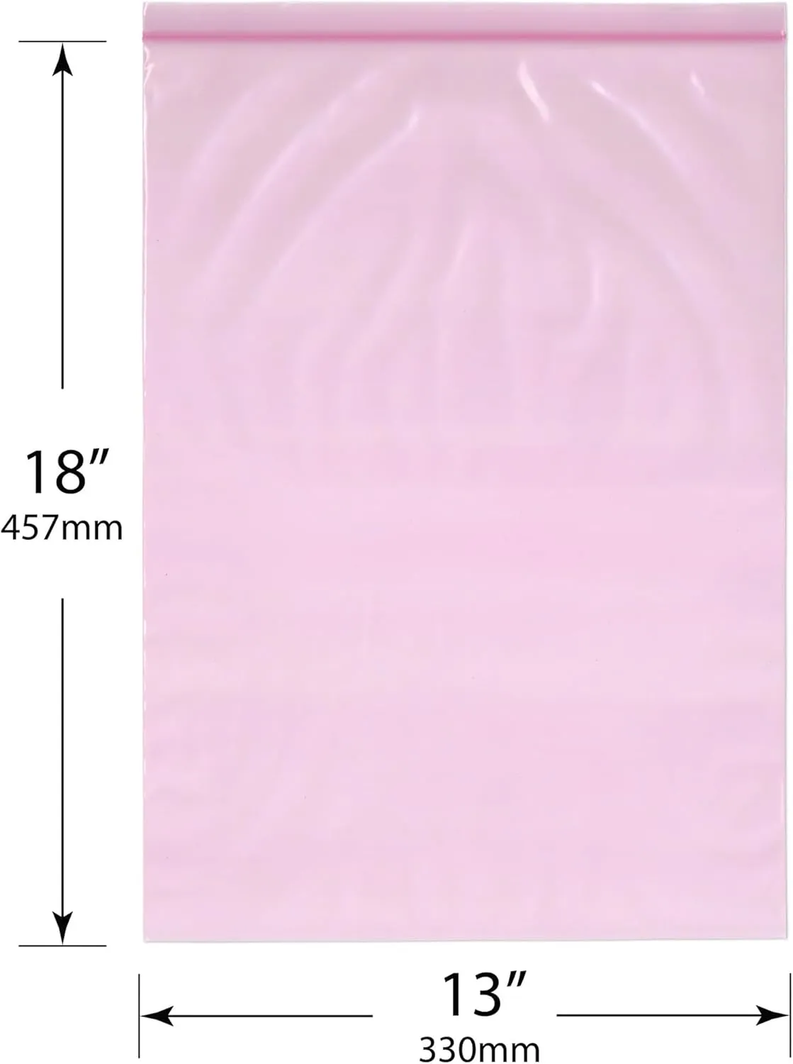 Plymor 13" x 18" (Pack of 100), 4 Mil Heavy Duty Anti-Static Zipper Reclosable Plastic Bags