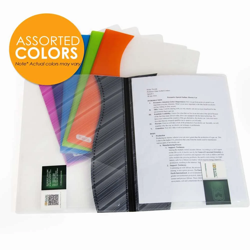 Poly 2-Pockets Portfolio - Two Tone