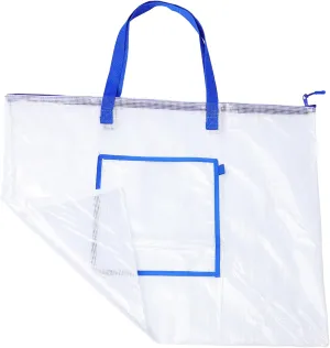 Portable Art Portfolio Storage Bag Durable Poster Organizer with Zipper Handle for Teachers Students Painters for Classroom Art Projects