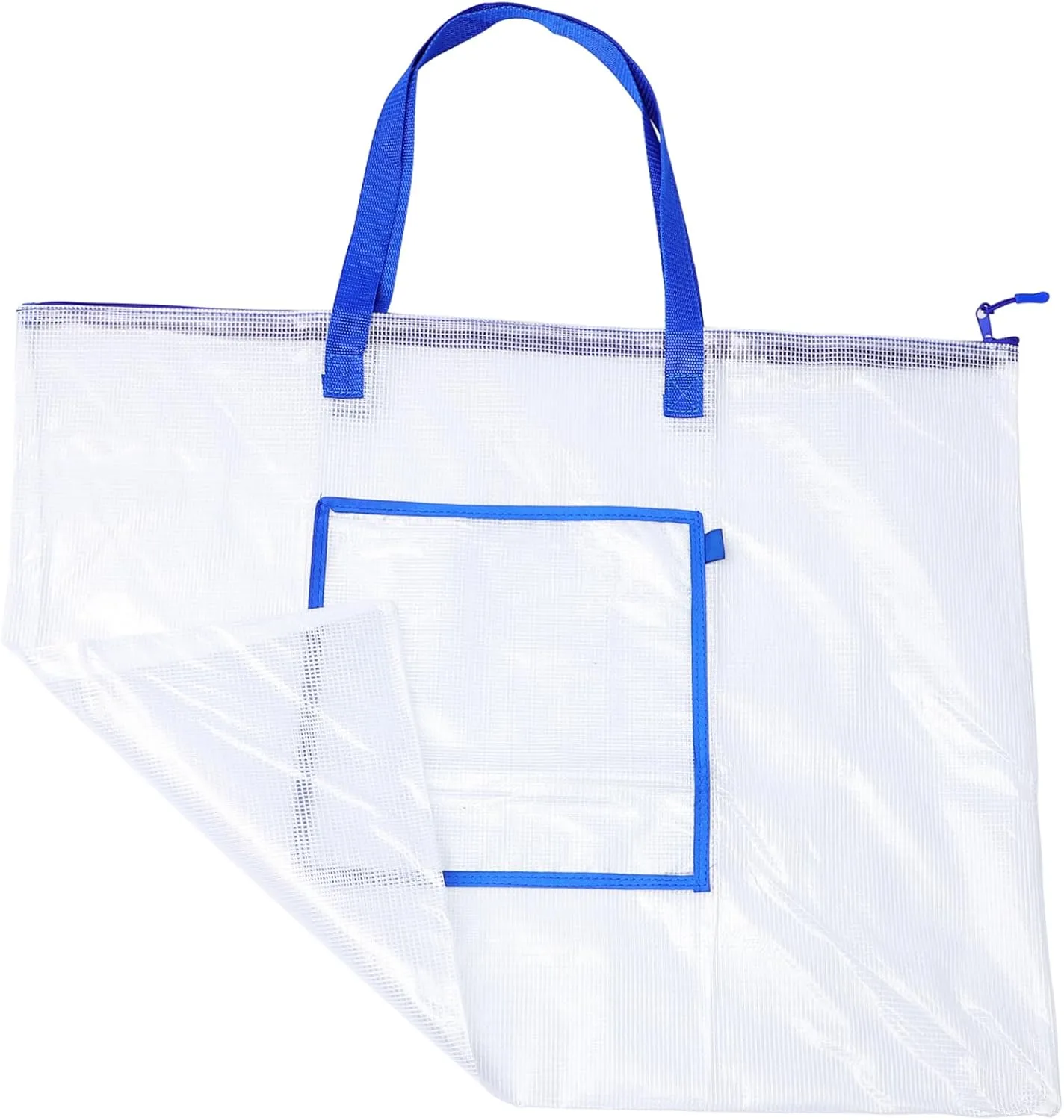 Portable Art Portfolio Storage Bag Durable Poster Organizer with Zipper Handle for Teachers Students Painters for Classroom Art Projects