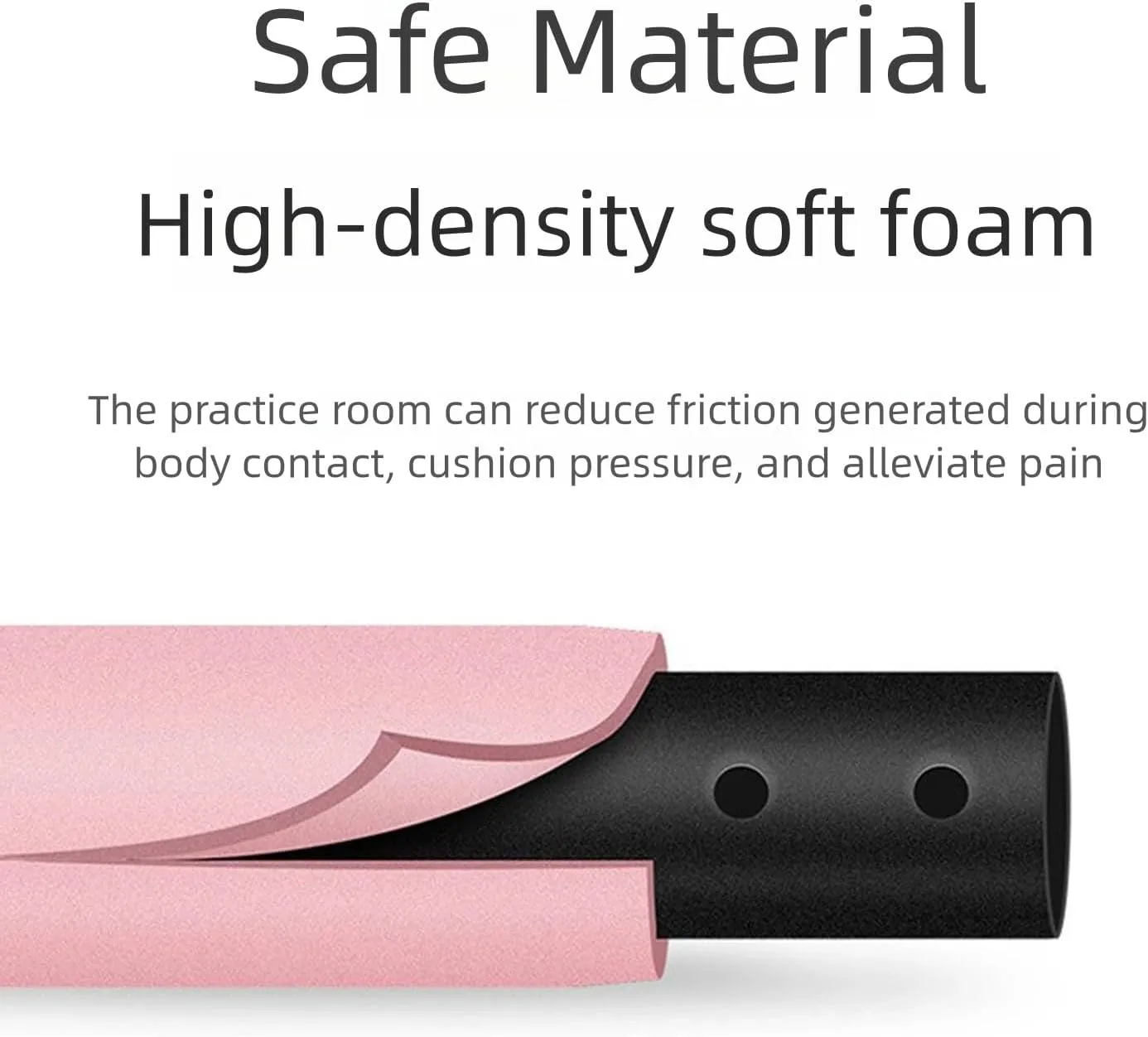 Portable Ballet Barre Bar, Adjustable 80-115cm Dance Stretching Bar, Non-Slip Rubber Base, Steel Construction, Home Dance Studio