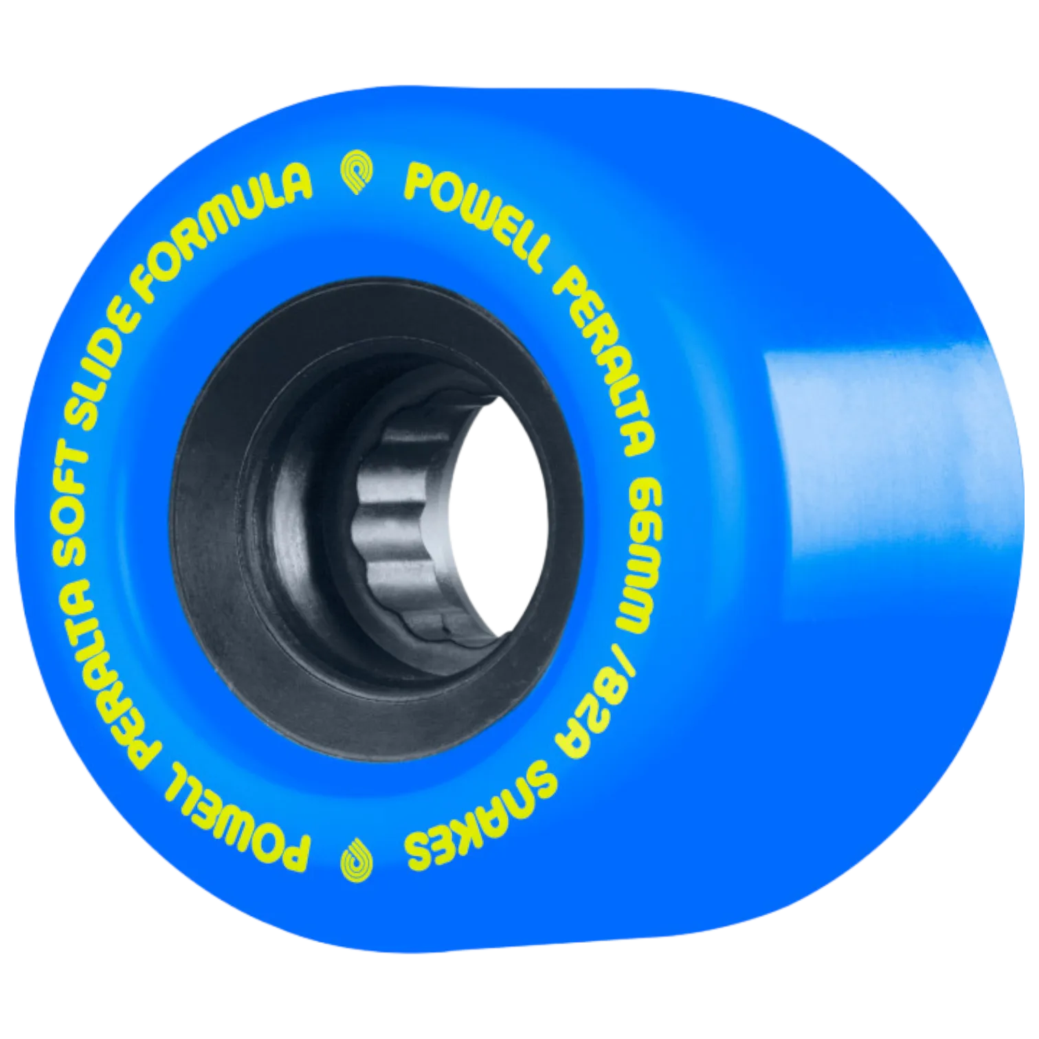 Powell Peralta - Blue 66mm 82A Snakes Skateboard Wheel (4 pack)