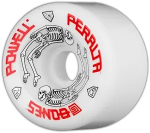 Powell Peralta G-Bones 64mm 97a Urethane Skateboard Wheels (White)