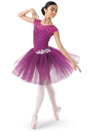 Pre-Owned Costume Weissman  10051 Int. Child Burgundy Tutu Ballet