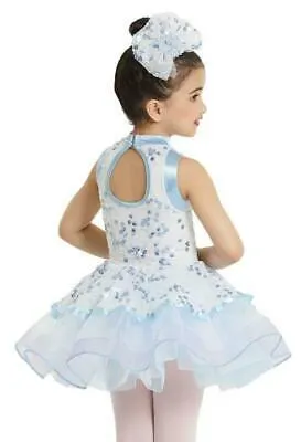 Pre-Owned Costume Weissman  11807 Small Child Pink Tutu Dress Ballet YAGP Sequin