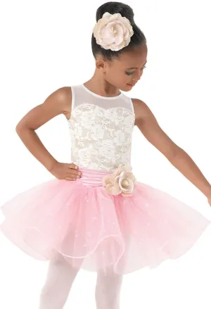 Pre-Owned Costume Weissman  9507 Int Child Pink Tutu Dress Ballet Glitter