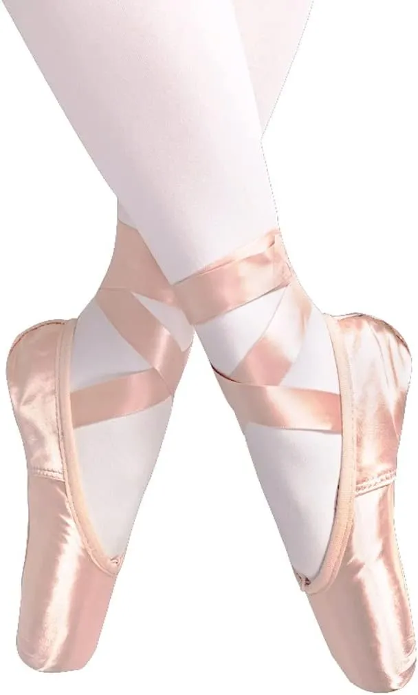 Professional Ballet Pointe Shoes Ladies Dance Shoes with Ribbons for Women Girls Child Satin Ballet Shoes(14)