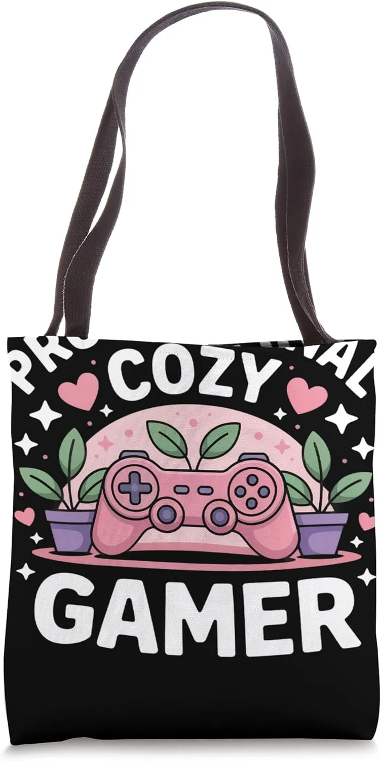 Professional Vintage Cozy Gaming Retro Gamer Tote Bag