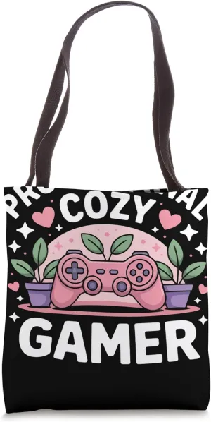Professional Vintage Cozy Gaming Retro Gamer Tote Bag