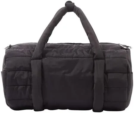 Puffy Ballet Duffel in Midnight Black