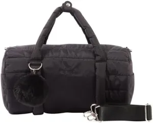 Puffy Ballet Duffel in Midnight Black