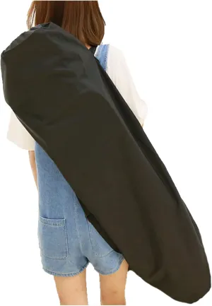 PURFUN Portable Skateboard Bag Longboard Carry Bag Travel Skateboard Drawstring Bag Collapsible Single-shoulder Skateboard Backpack Rucksack with Adjustable Strap, 49.2"x13.8"