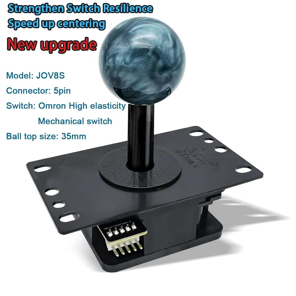 qanba Gravity Mechanical Shafts Arcade Joystick Silent Lever Joystick Original(JOV8S)