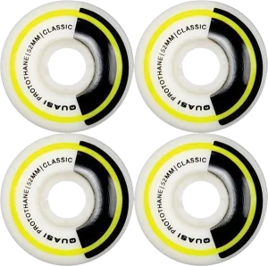 Quasi Class Wheel 52mm White Skateboard Wheels (Set of 4)