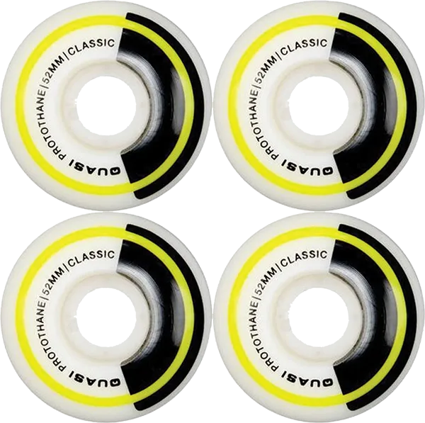Quasi Class Wheel 52mm White Skateboard Wheels (Set of 4)