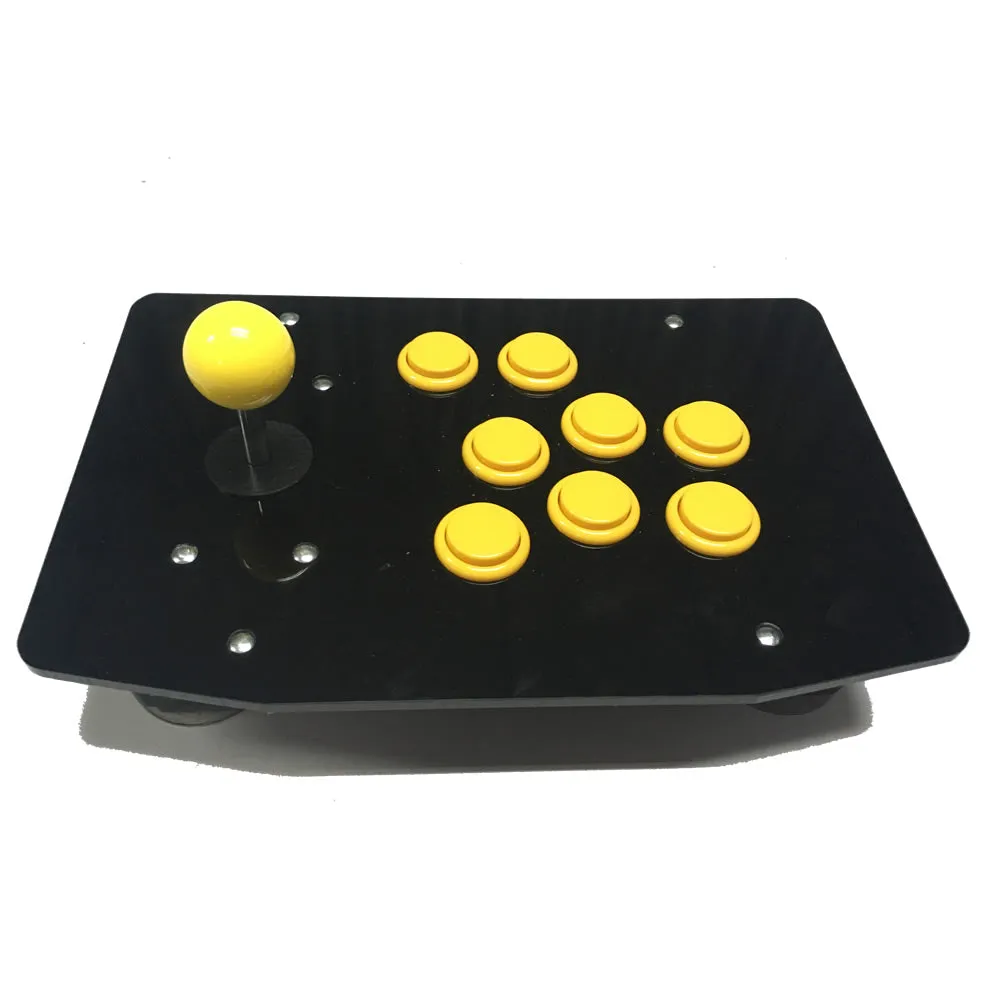 RAC-J500S-8 8 Buttons Arcade Joystick USB Wired Black Acrylic Panel For PC