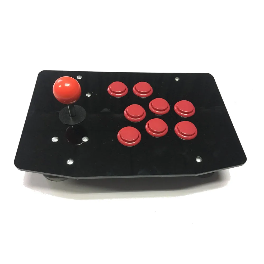 RAC-J500S-8 8 Buttons Arcade Joystick USB Wired Black Acrylic Panel For PC
