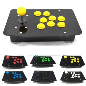 RAC-J500S-8 8 Buttons Arcade Joystick USB Wired Black Acrylic Panel For PC