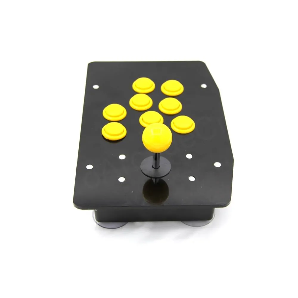 RAC-J500S-8 8 Buttons Arcade Joystick USB Wired Black Acrylic Panel For PC