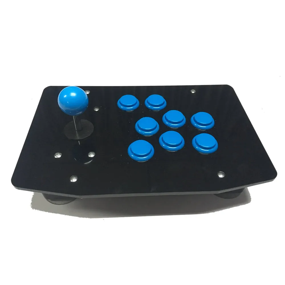 RAC-J500S-8 8 Buttons Arcade Joystick USB Wired Black Acrylic Panel For PC
