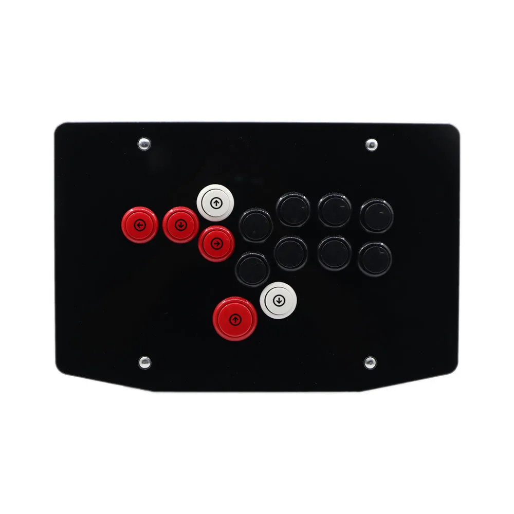 RAC-J503B All Buttons Arcade Fight Stick Controller Leverless-Style Joystick For PC USB
