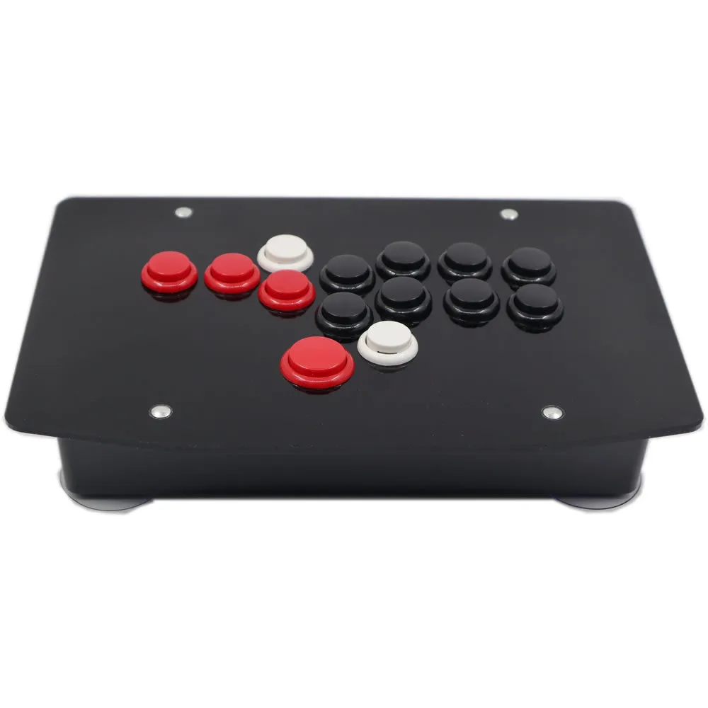 RAC-J503B All Buttons Arcade Fight Stick Controller Leverless-Style Joystick For PC USB