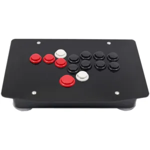 RAC-J503B All Buttons Arcade Fight Stick Controller Leverless-Style Joystick For PC USB